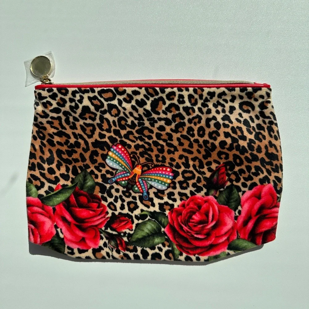 Estée Lauder Leopard Print Cosmetics Bag NWOT